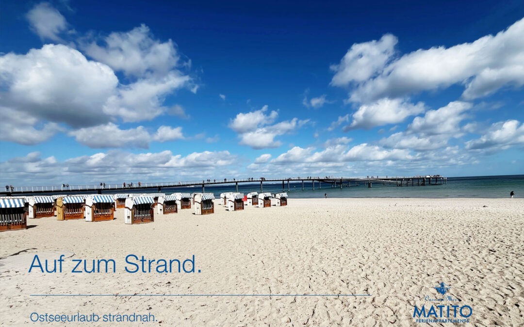 In nur 5 Minuten zum Ostseestrand vom MATITO aus.